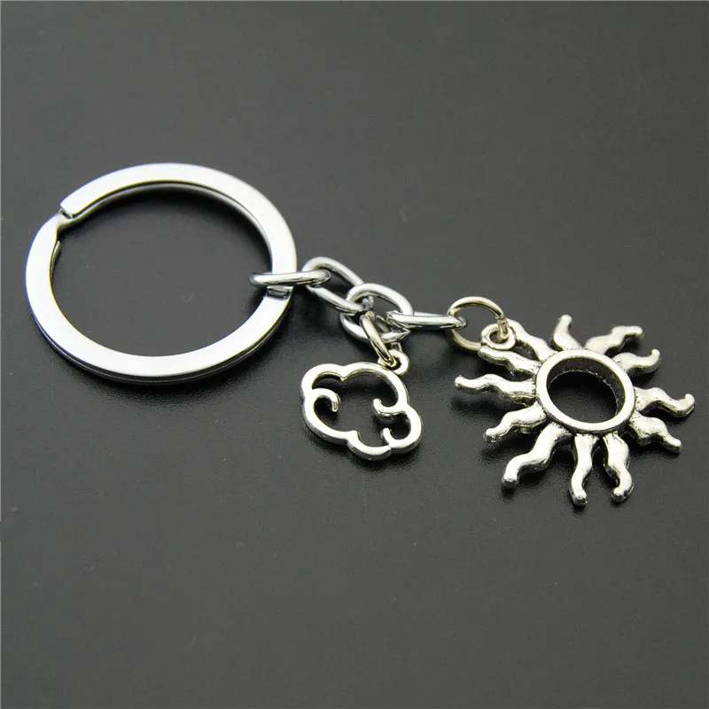 1 шт. брелок для ключей Sun And Cloud Sunny Charm подарочное ювелирное изделие ручной работы