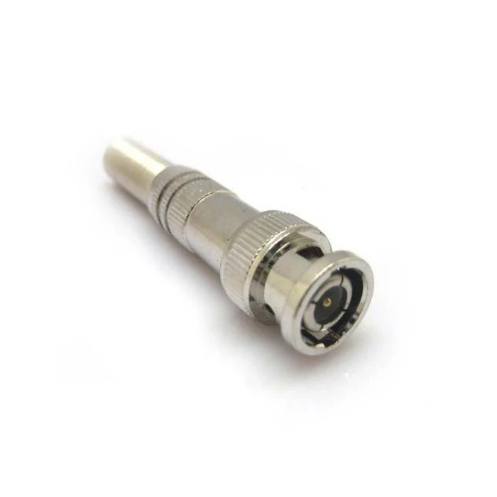 CCTV BNC Connector 10pcs Copper Pin Male video Plug Coupler Welded CBDZ free shipping | Безопасность и защита