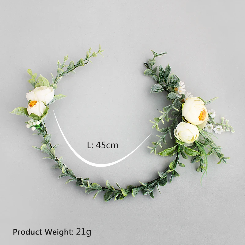 Цветочная Свадебная повязка на голову Miallo модная для женщин корона свадебного