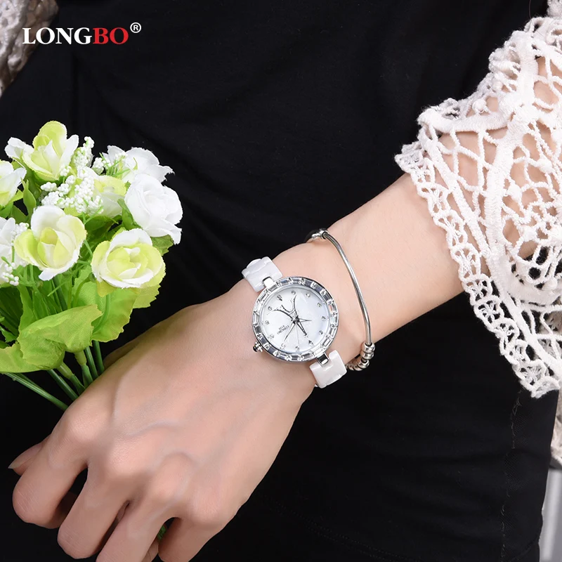 Настоящие керамические часы женские модные с изображением Эйфелевой башни