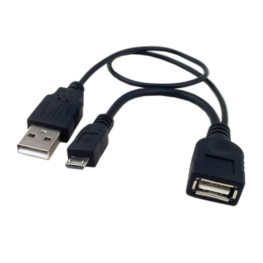 Микро USB 2 0 OTG Хост флэш диск адаптер кабель с питания для Sam sung S3 i9300 S4 i9500 Note2 N7100 Note3