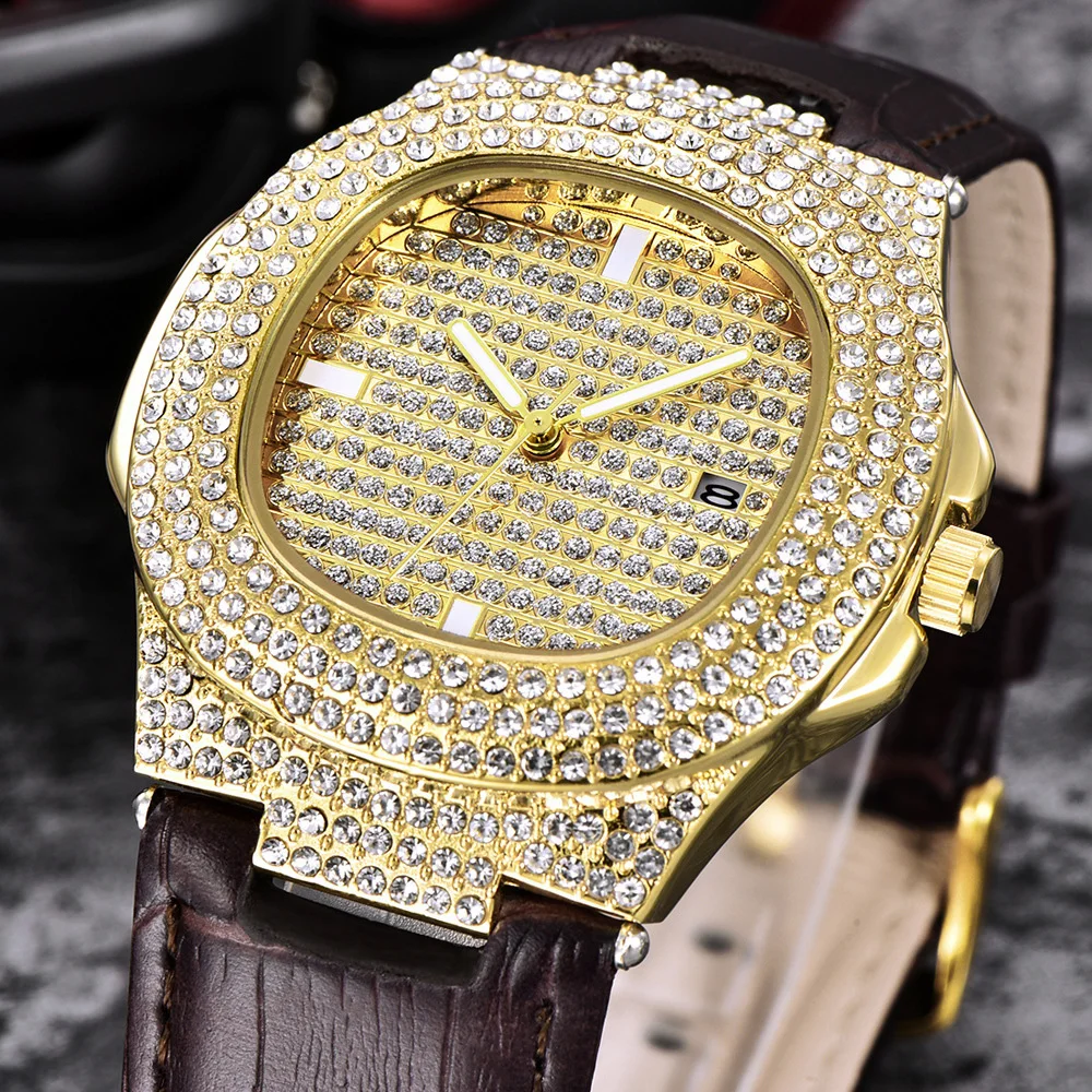 

Men Watches Luxury Brand Fashion Casual Ladies Watch Women Quartz Diamond Geneva Lady Bracelet Wrist Watches for Women