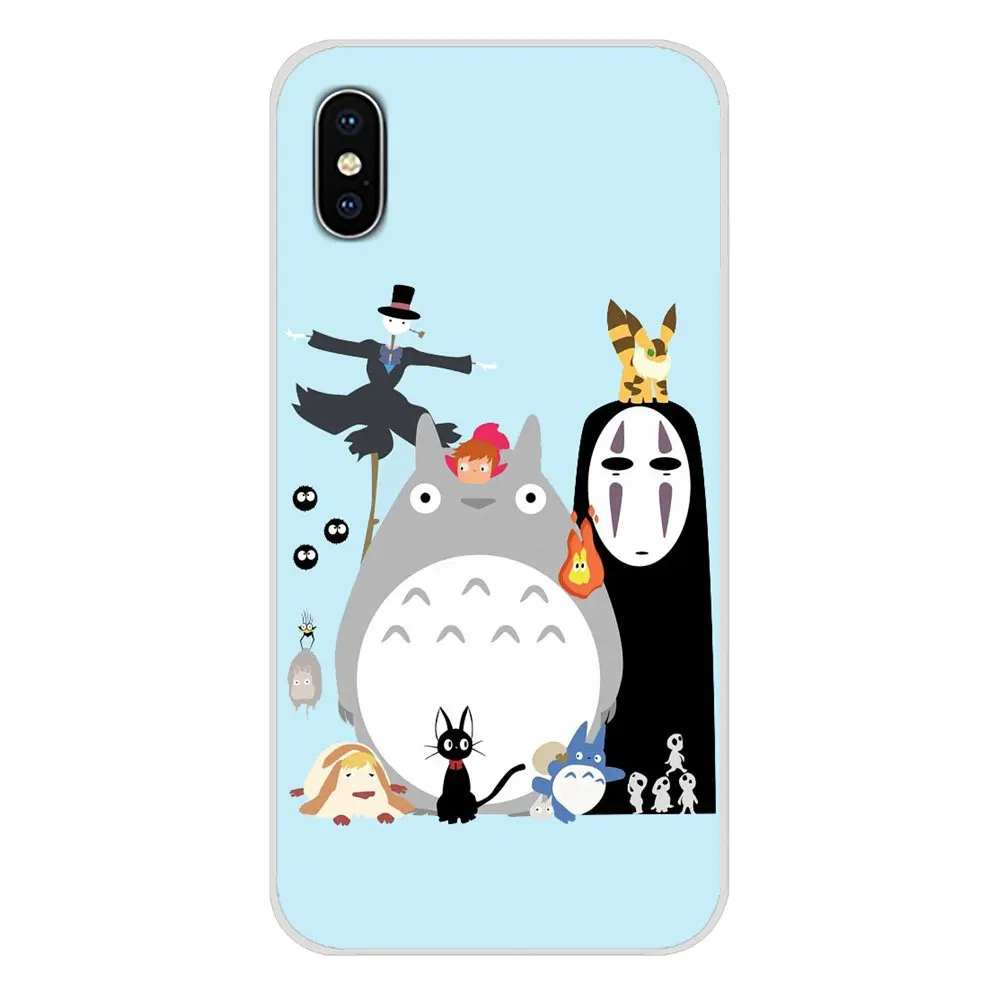 Мой сосед доставляющий Тоторо уличный аниме для Apple iPhone X XR XS MAX 4 Бриджи 5 бриджи 5C SE