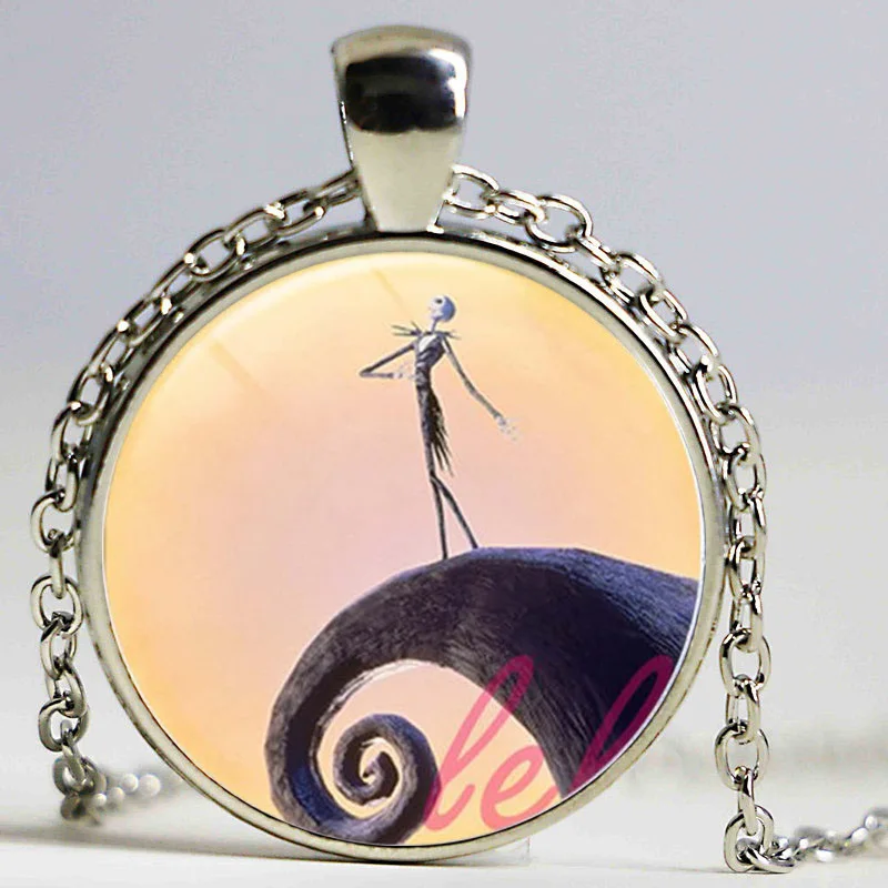 Ожерелье с подвеской Кошмар перед Рождеством изображением Джека Скеллингтона