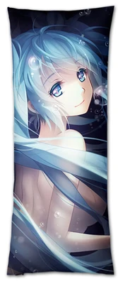 large 50x160cm sleeping pillow polyester&ampcotton customised anime Hatsune Miku hugging home decoration a0300 | Дом и сад
