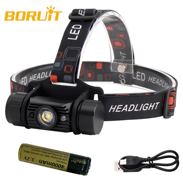 BORUiT Mini 5 Вт светодиодный инфракрасный датчик налобный фонарь ИК-фара для кемпинга фонарик для рыбалки легкий Фонарь налобный фонарь 18650 - Испускаемый цвет: B