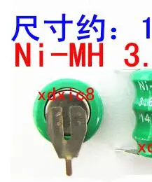 10 шт./лот новые перезаряжаемые аккумуляторные батареи Ni-MH 3 6 в 40 мАч | Электроника