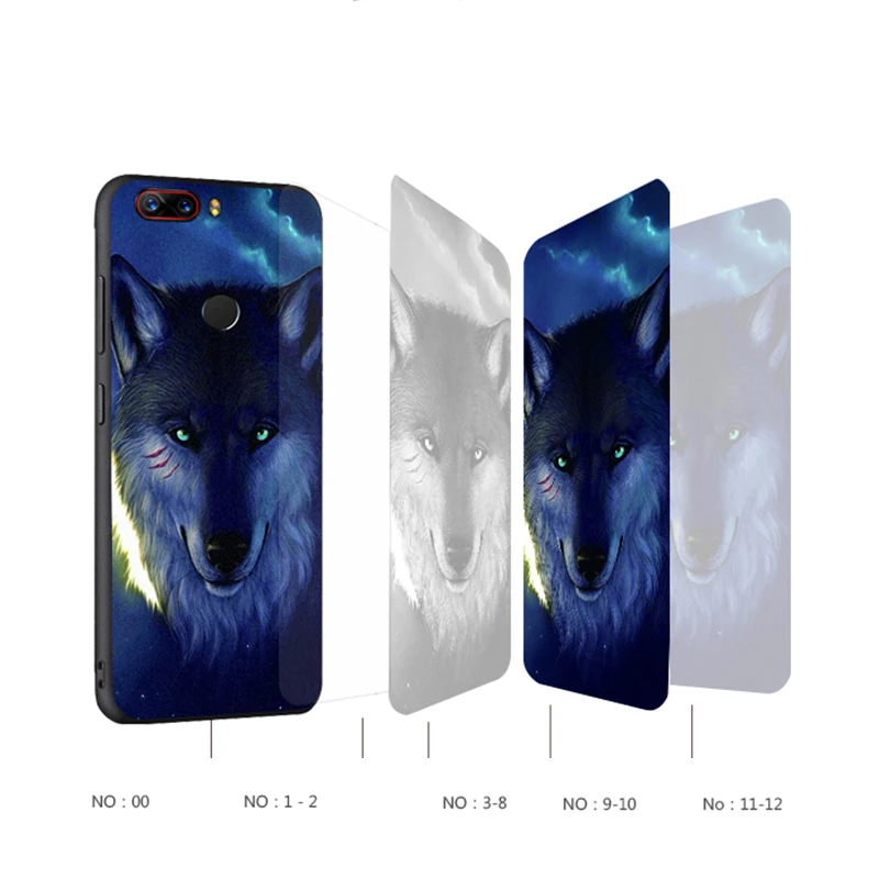 ZTE Nubia Z17 Case Original Cover for bag Skin Wolf Fish Skull z17 Fundas 100% BiNFUL |