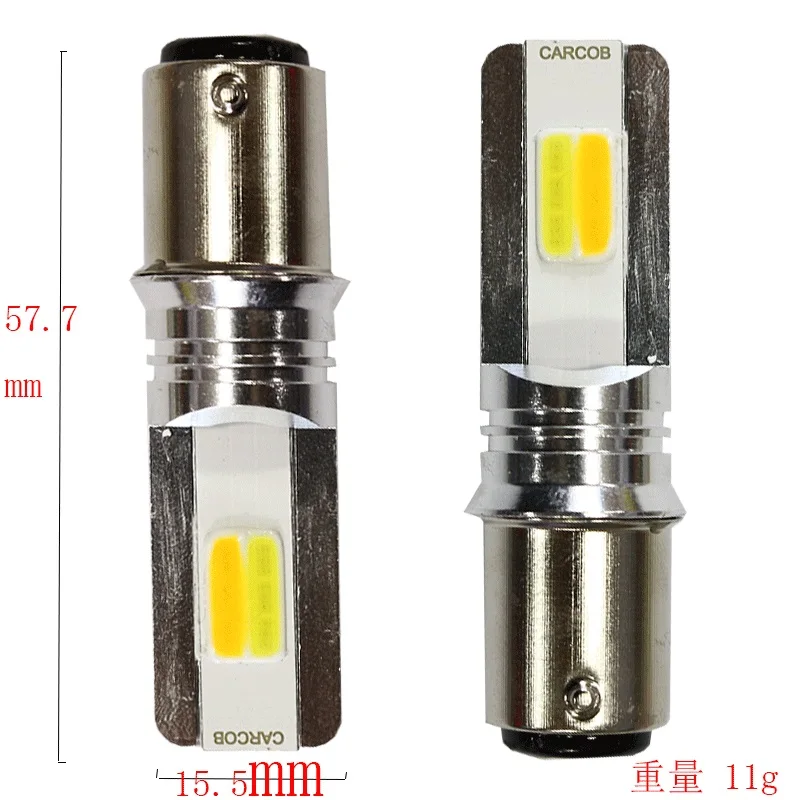2 шт. светодиодный T20 7443 BAY15D светодиодный лампы 1157 P21/5 Вт R5W T25 3157 COB для автомобильных фар автомобиля светодиодный светильник белый янтарь двойной цвет 12V