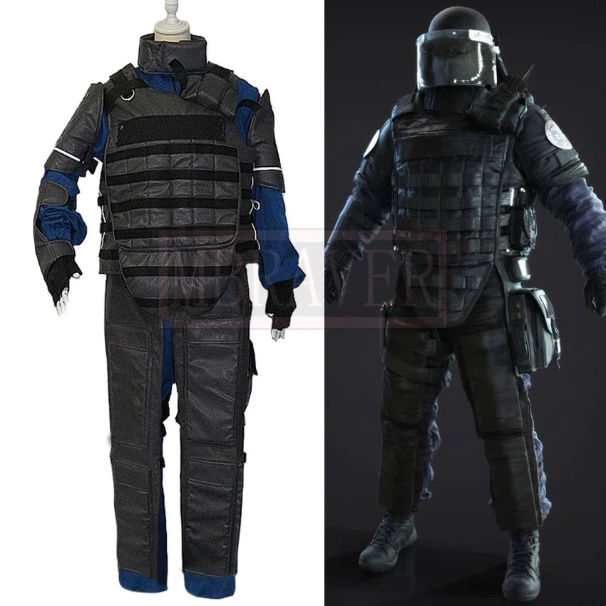 Tom Clancy's Rainbow Six Siege Montagne Gilles Toure, костюм для косплея, униформа на Хэллоуин, наряд для косплея, костюм на заказ, любой размер
