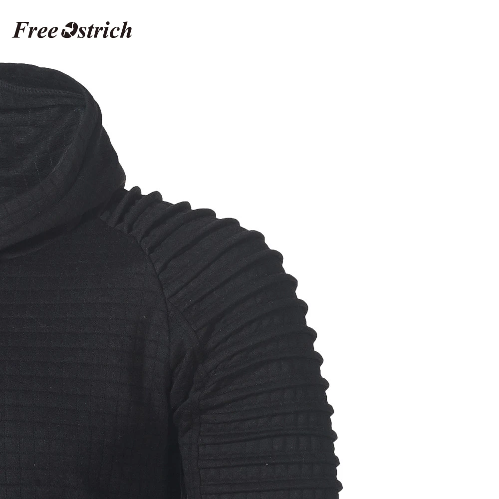 Бесплатная доставка Мужская однотонная толстовка с капюшоном длинным рукавом