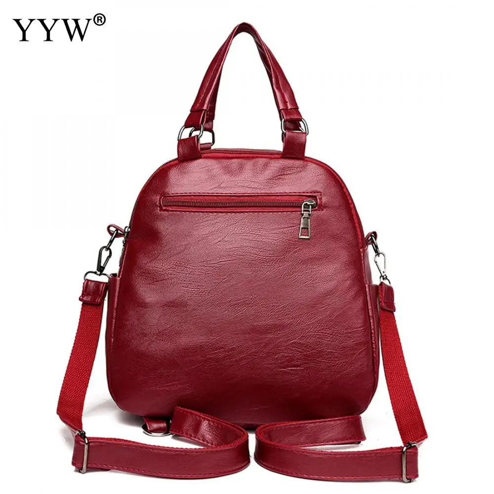 Маленький рюкзак YYW из искусственной кожи женские многофункциональные школьные