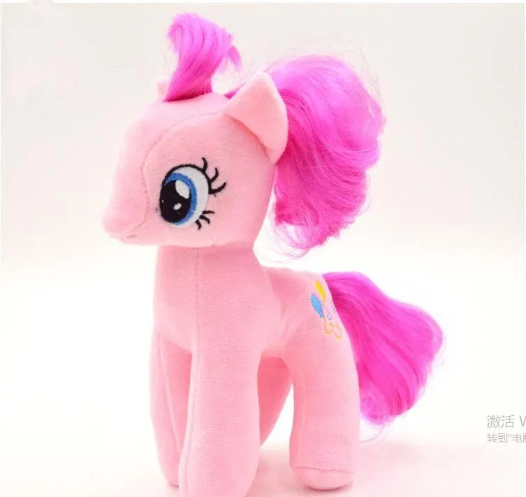 Лидер продаж 18 см 6 цветов свежий плюшевые единорог лошадь мягкие Животные