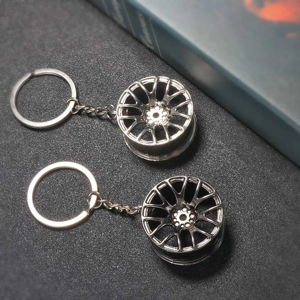 Крутая Роскошная Металлическая Автомобильная цепочка для ключей брелок