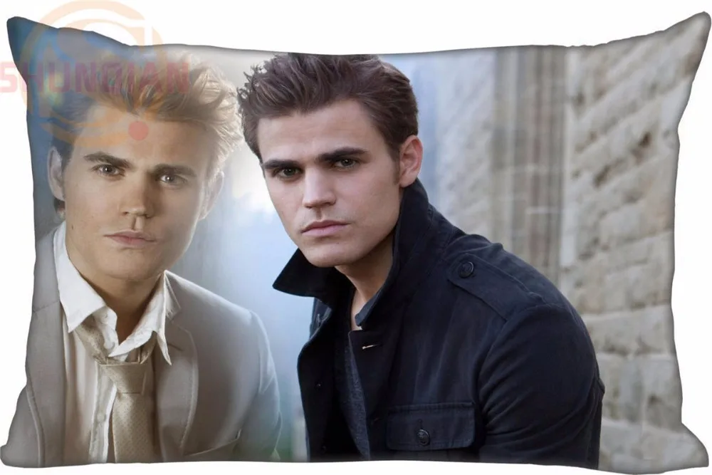 

P#J40 Custom the vampire diaries #3 Rectangle Pillowcase zipper Classic Pillow Case size cm&35X45cm W#1121Y-FG40