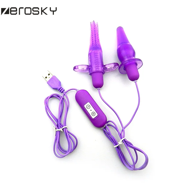 Zerosky USB Power Sex Anal plug Female Masturbation Vibrating Massage Stick Jump Egg Vibrator Toys for Women | Красота и здоровье