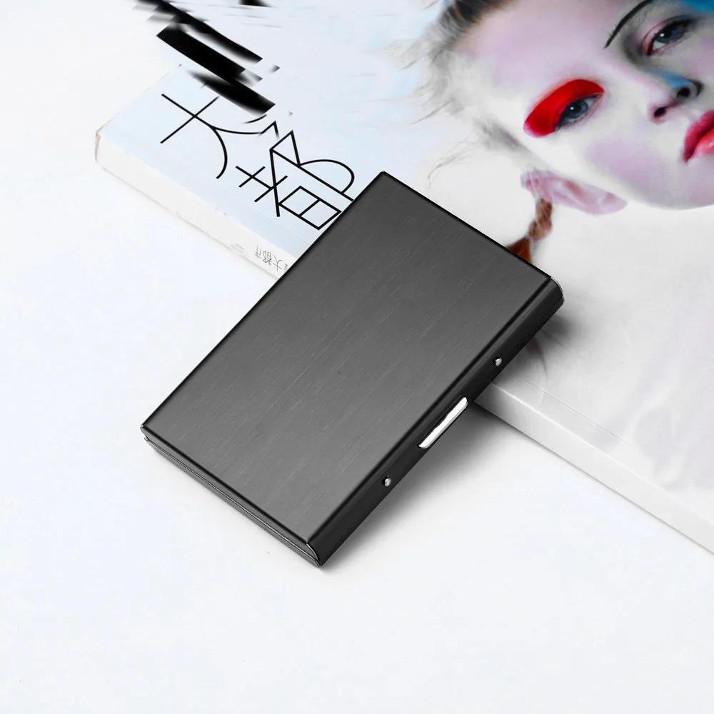 Aelicy 2019 кредитный ID держатель для карт чехол кошелек из нержавеющей стали бизнес