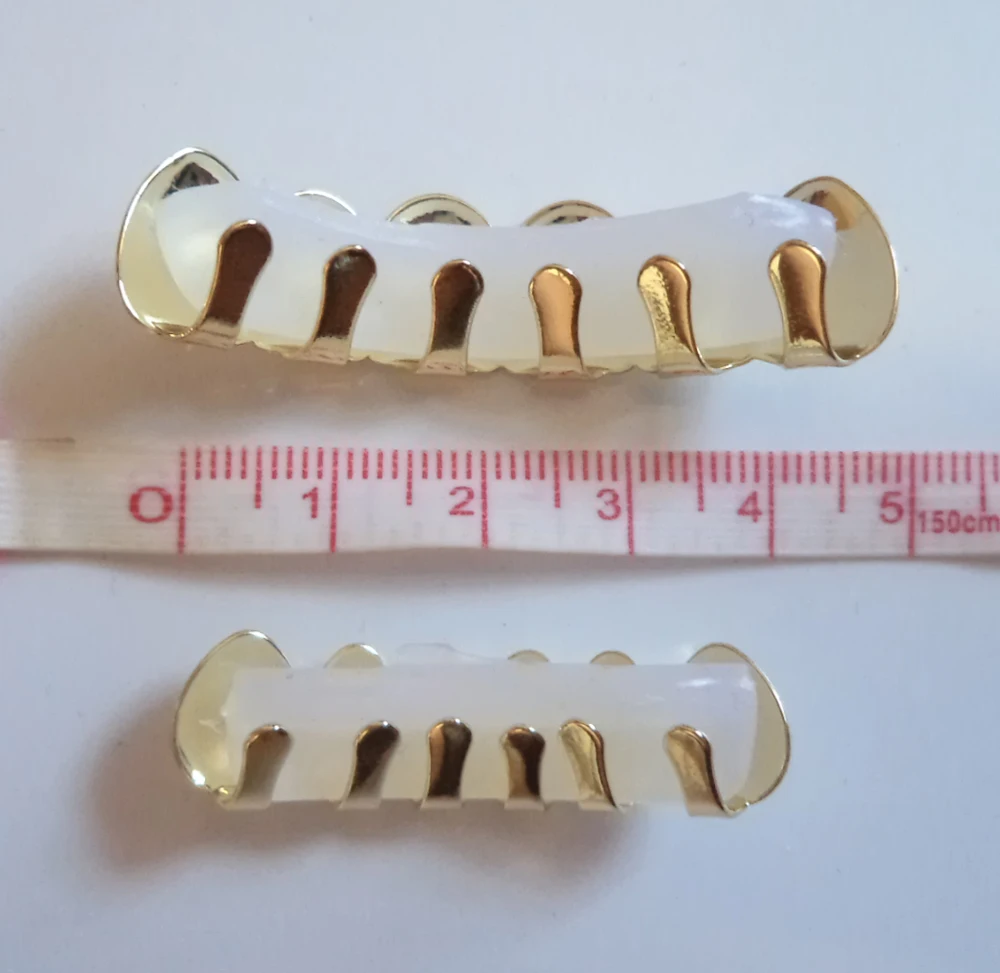 GRILLZ бренд 5 шт. решетки хип-хоп ЗУБЫ Grillz верхней и нижней гриль набор | Украшения