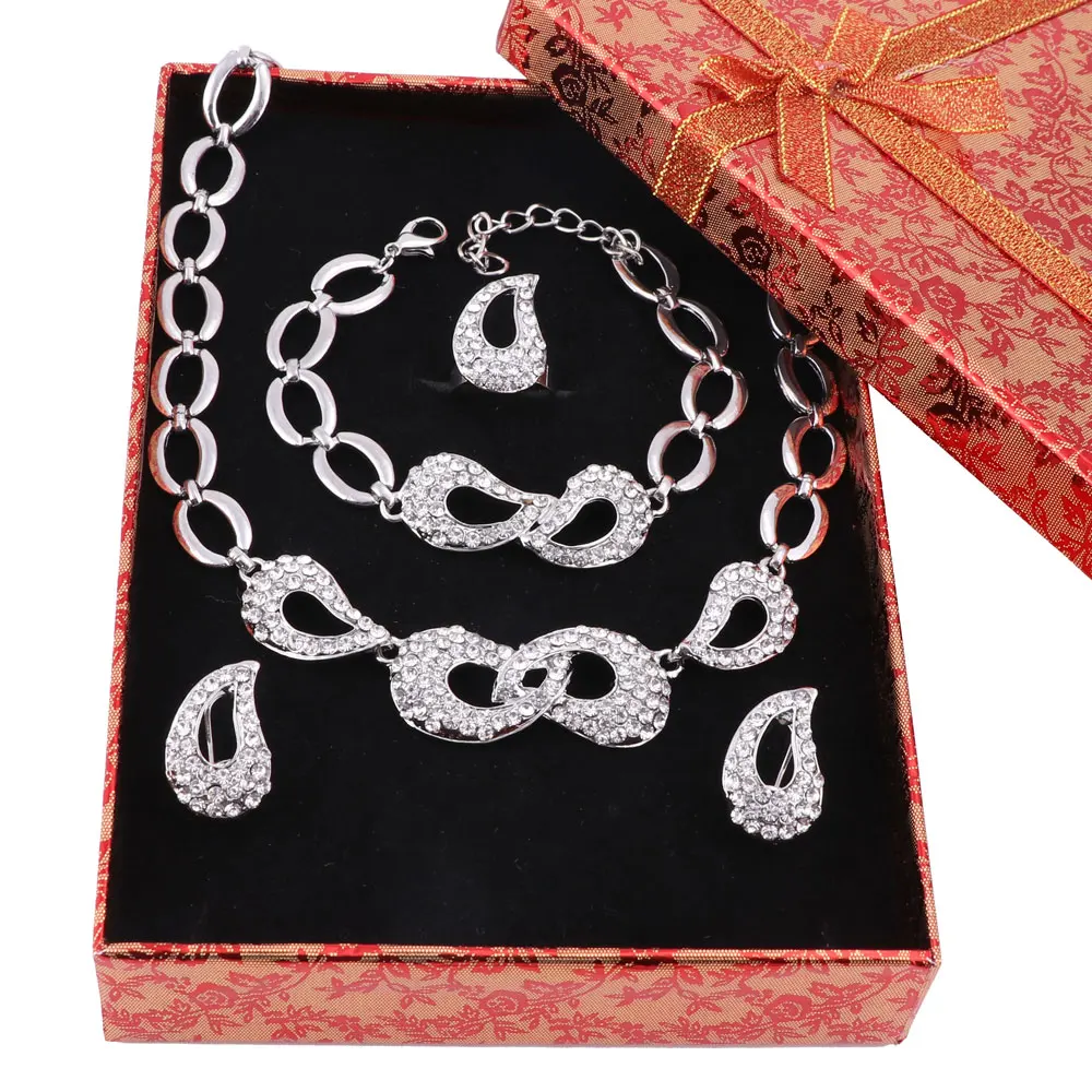 Свадебный комплект ювелирных изделий с африканскими бусинами золотого цвета для