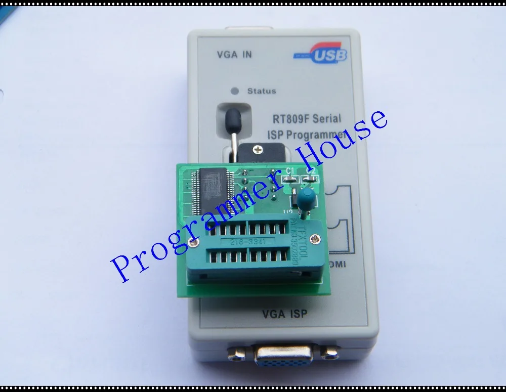 Бесплатная доставка RT809F USB SPI программатор + V1.8adapter Flash SOP8 DIP8 W25 MX25|programmer rt809f|dip8