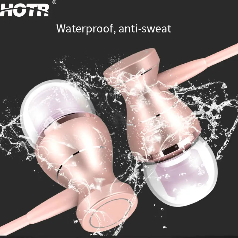 Роскошные стерео магнитные наушники с микрофоном 3 5 мм Проводная гарнитура