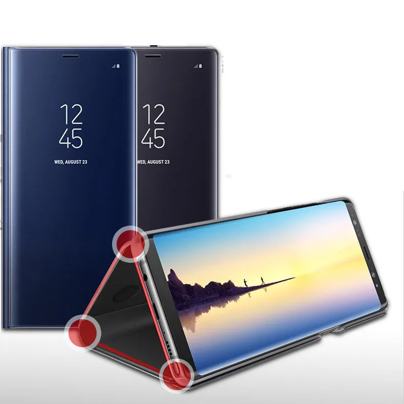 Чехлы с откидной крышкой и подставкой для Samsung Galaxy S6 S7 Edge Plus S8 S9 Note 3 4 5 8 9 чехол A3 A5 J3