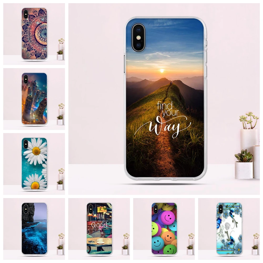 Задняя крышка для iPhone X 10 чехол Ультратонкий Мягкий силиконовый телефона из ТПУ