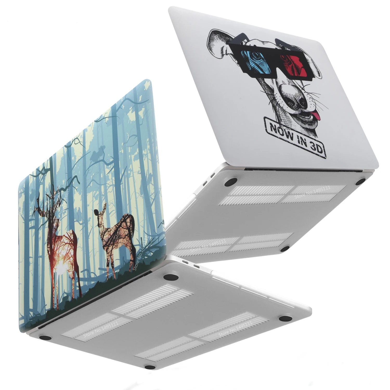 Новый чехол для ноутбука с принтом животных MacBook Air Pro Retina 11 12 13 15 дюймов сенсорной