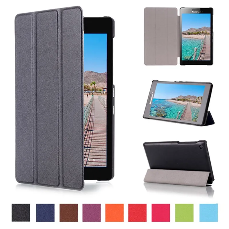 Высокое Качество Чехол для Lenovo Tab 2 Tab2 A7-30 A7-30TC A7-30HC DC 7.0 &quotзащитный Кожаный Стенд