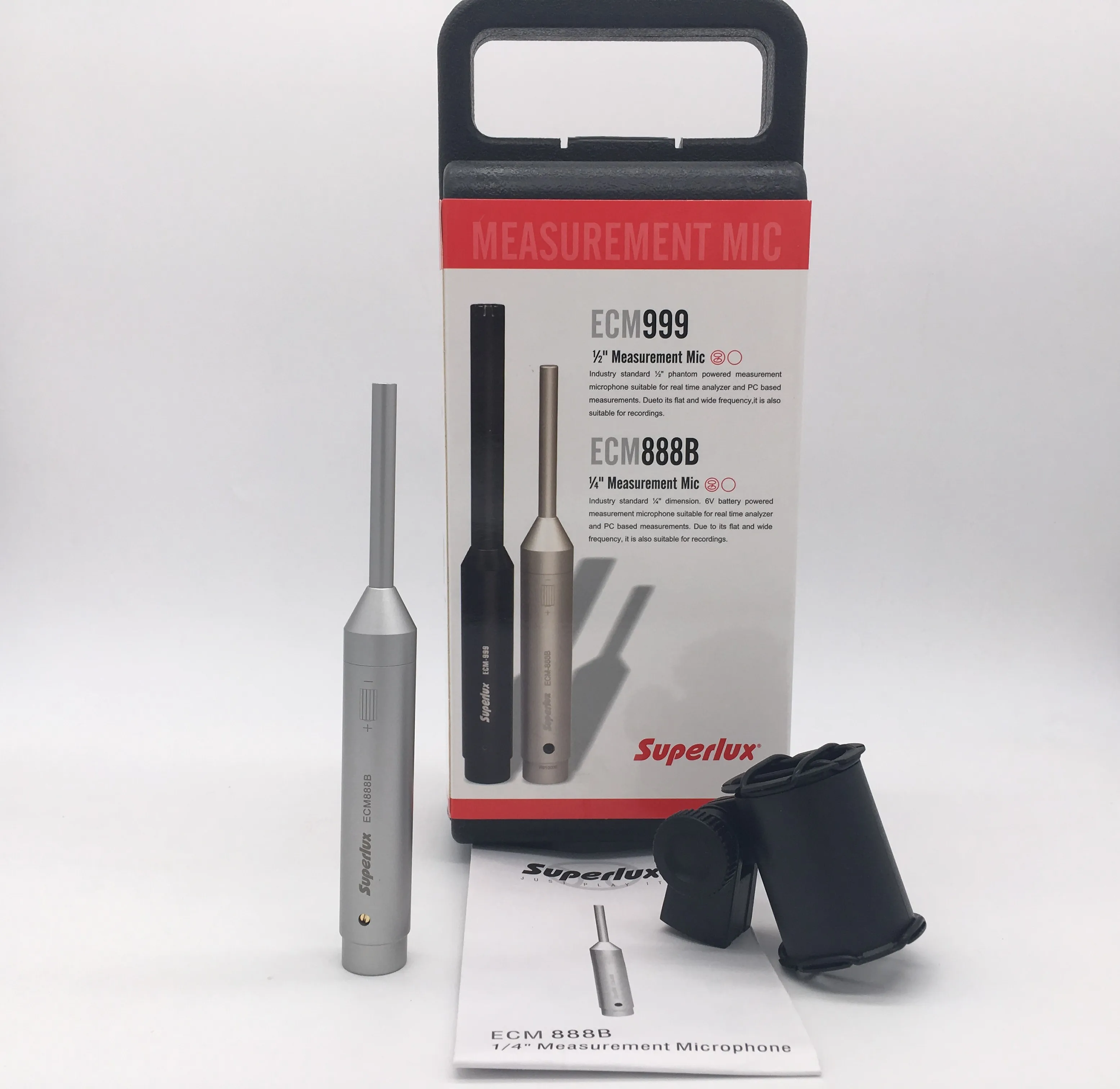 Микрофон Superlux ECM888B 1/4 &quotдля стандартного измерения и записи для анализатора