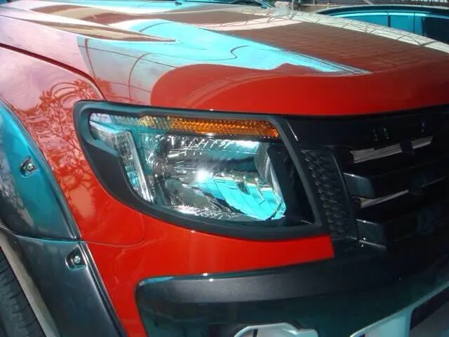 Бесплатная идентификация черный чехол для передней фары ranger аксессуары