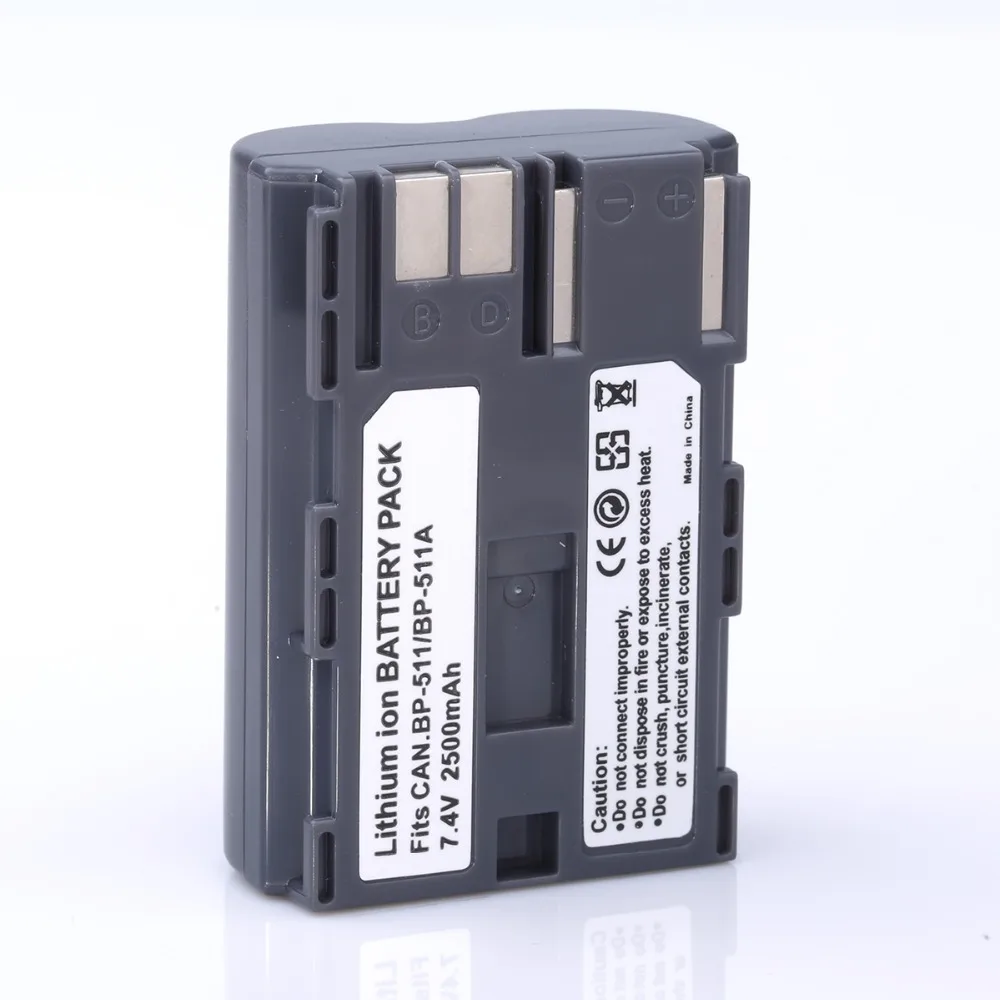 Лидер продаж 1 шт. BP-511 BP511A Батарея + Зарядное устройство Автомобильное переходник