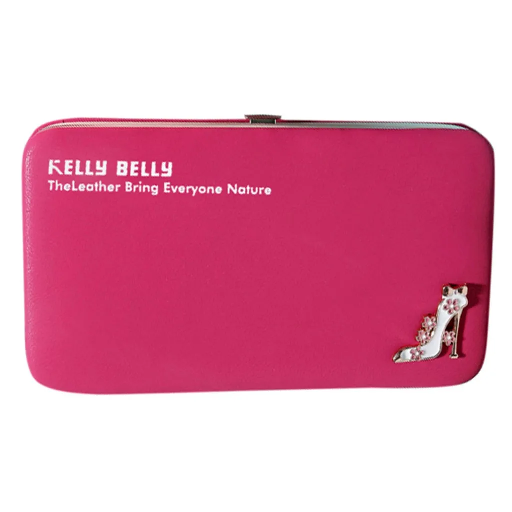 Watermelon Модный женский кошелек многофункциональный длинный мобильный кошелек для телефона с отделением для карт Портмоне кошелек женский короткий кошелек кожаный - Цвет: Watermelon