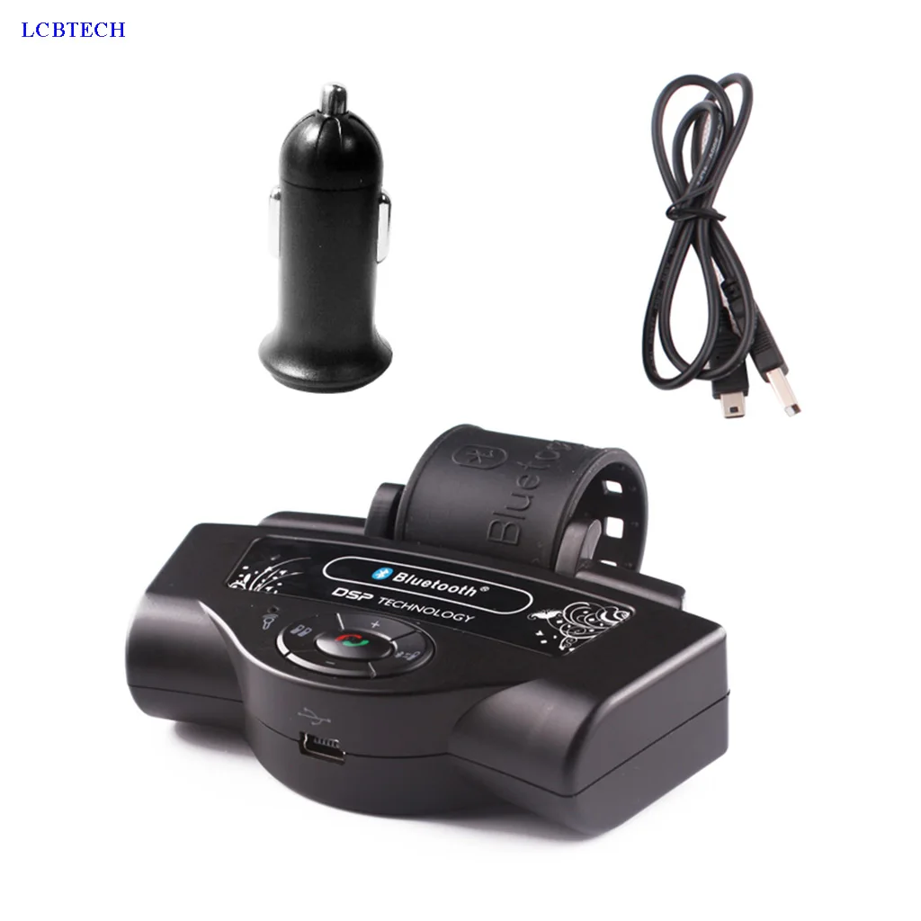 Портативный Bluetooth автомобильный комплект с рулевым колесом громкой связи