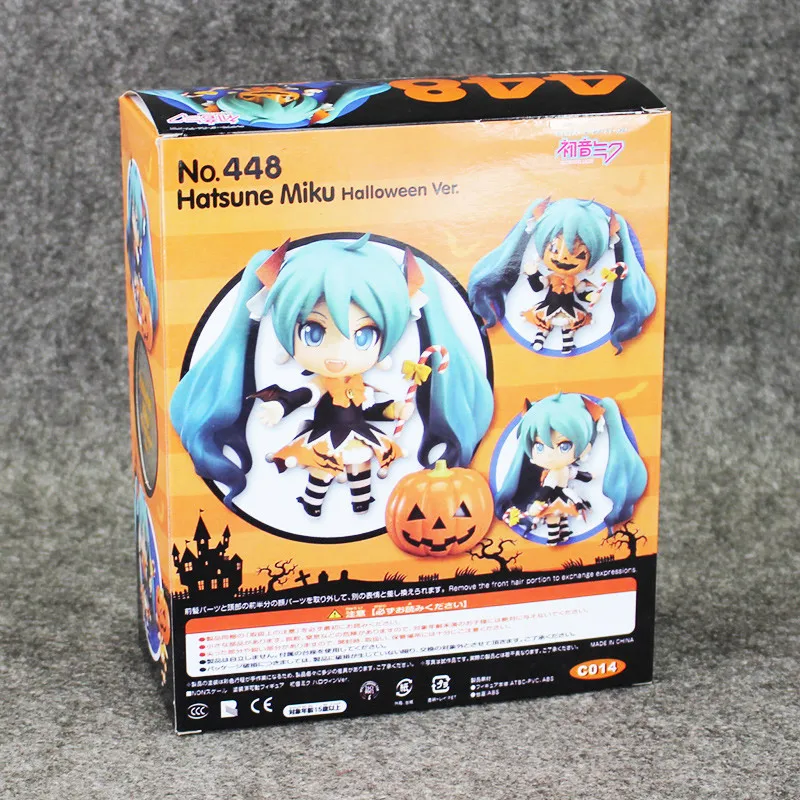 Цветная коробка Хацунэ Мику Хэллоуин Nendoroid 448 ПВХ фигурка Модель Коллекция игрушек " 10 см