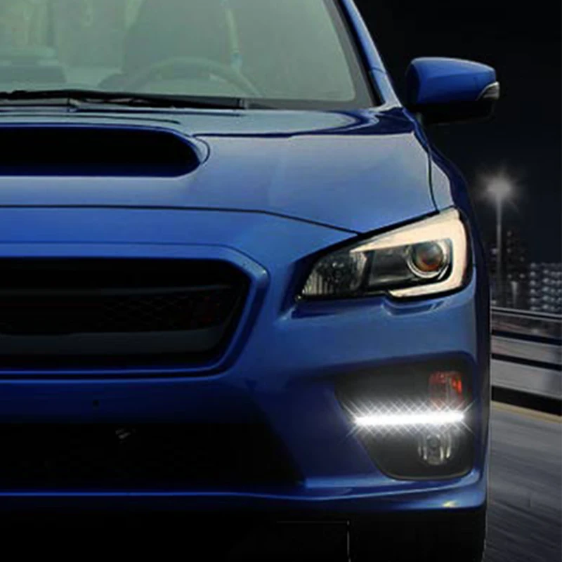 ROADOT автомобиля Стайлинг drl Комплект для Subaru WRX 2015 2016 дневного света указатель