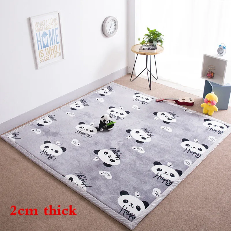 2cm Thicken INS/детские игровые коврики для младенцев, детский утепленный коврик для детской комнаты, коврик для ползания, Подарочный коврик для детской комнаты - Цвет: 2cm Thicken