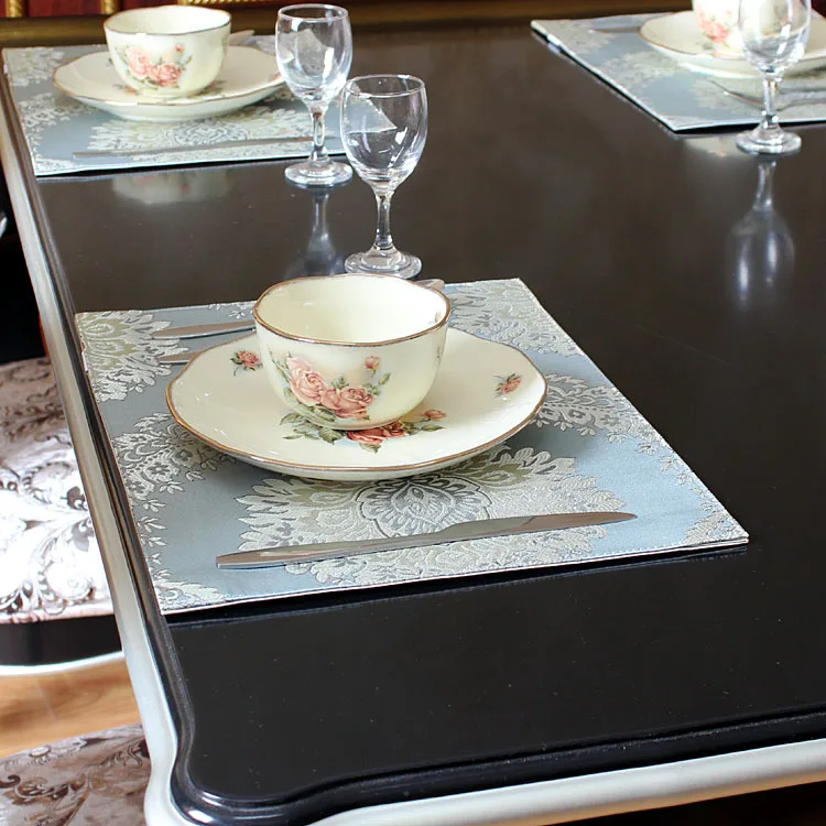 Жаккардовый Настольный столик из голубого красного дерева в европейском стиле