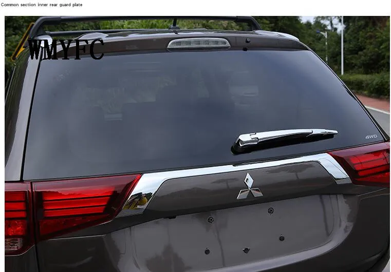 Для Mitsubishi Outlander 2013 хромированное покрытия, для заднего стекла рычаг дворника лобового стекла защитное крыло накладка накладки под давлением