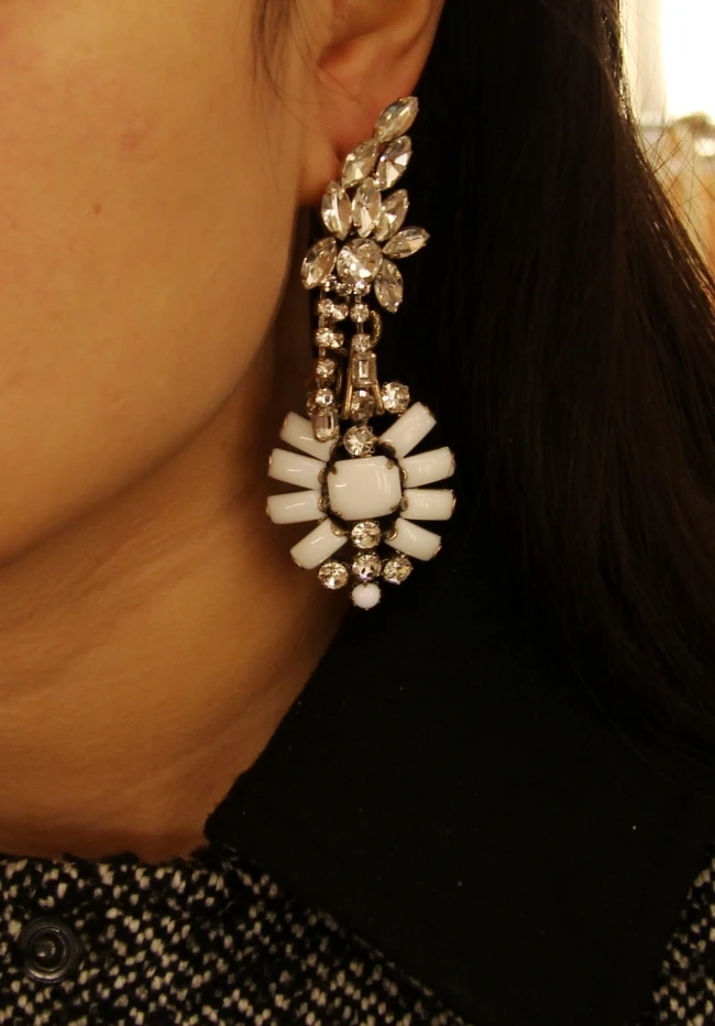 Горячая Распродажа винтажные длинные серьги подвески из смолы ярко синего