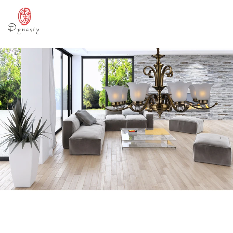 Роскошная люстра в стиле династии медные декоративные подвесные светильники