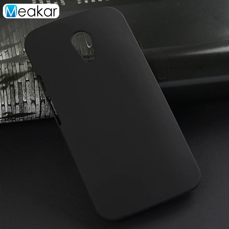 Матовый пластиковый Coque чехол 5.0For Moto G2 чехол для Motorola Moto G2 Xt1068 Xt1063 Xt1069 чехол для телефона - Цвет: black