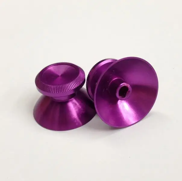 Purple 3D Аналоговый джойстик, металлический джойстик, запасная крышка для sony playstation 4 PS4 Slim Pro xbox ONE, геймпад - Цвет: Purple