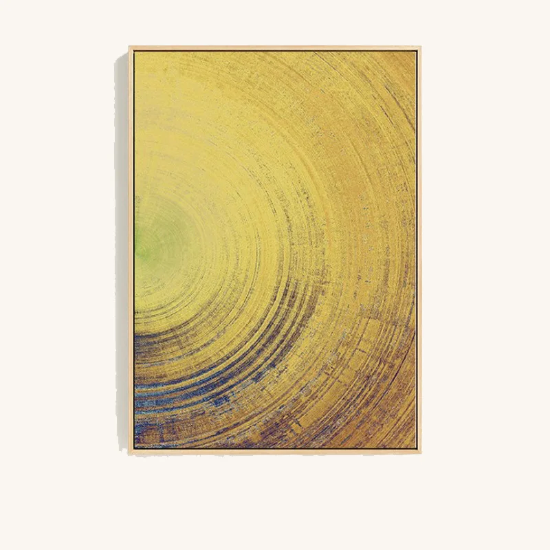 Современная синяя и Золотая текстура в виде земли скандинавский холст