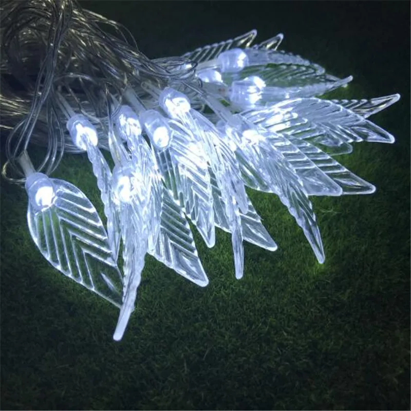 10 м 100LED гирлянда с листьями сказочные гирлянды для Хэллоуина сада дома окна