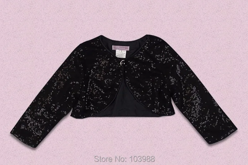 Детская атласная Вечерние тка с длинным рукавом цветочным принтом|fashion bolero|long sleeve