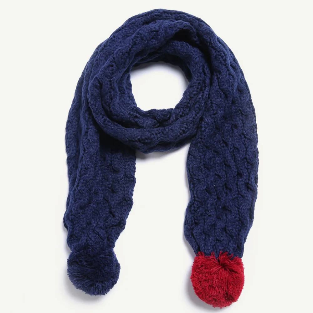 VIANOSI Wniter детский шарф, теплые шарфы для мальчиков, шарфы для девушек, детский хлопковый шарф, 9 цветов, CH001 - Цвет: 07