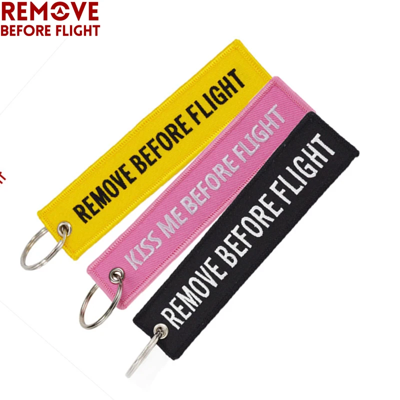 3 шт./компл. микс цветной брелок удаление перед полетом Вышивка брелоки OEM ATV