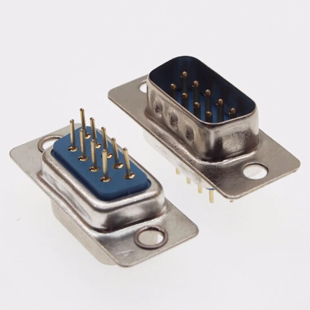 Бесплатная доставка DB9 штекер гнездо разъем RS232 COM серийный | Электроника