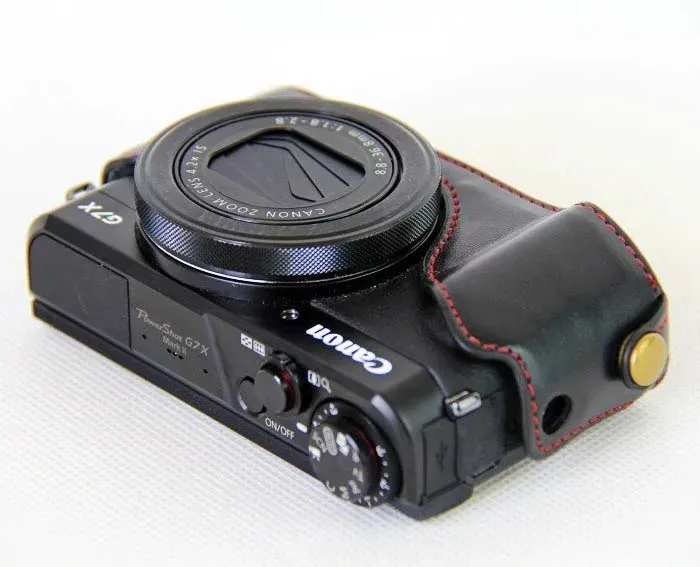 Кожаный чехол для видеокамеры Canon Powershot G7XII G7X mark 2 G7X II G7X2 из искусственной кожи чехол для камеры